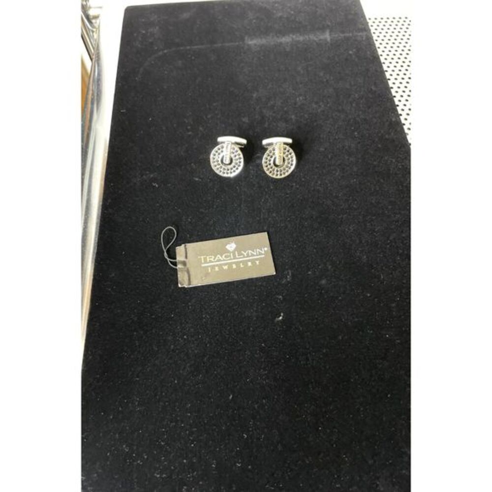 Men's Silver and Black Limited Edition Cufflinks